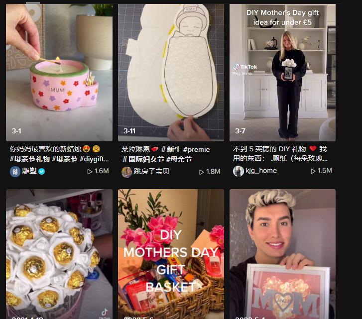 近30天曝光1.37亿次，盘点TikTok上热度狂飙母亲节礼品