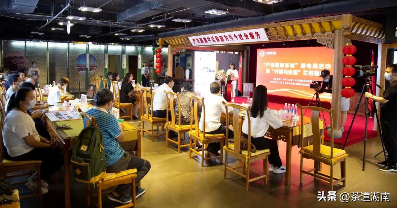 城步峒茶加盟北京“严梅国际茶城”新电商