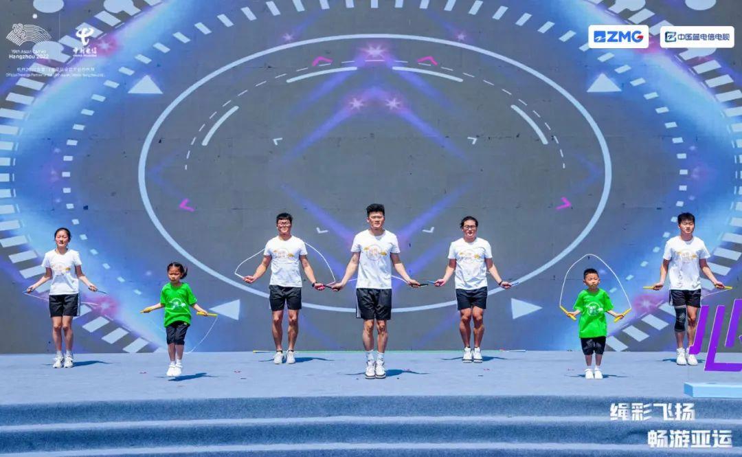 绳彩飞扬跳绳亲子运动会,朔州路街道举行绳采飞扬跳绳大赛