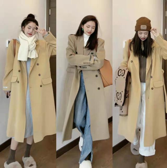 中长款大衣怎么穿好看又显高级,冬天穿的大衣要中长款的