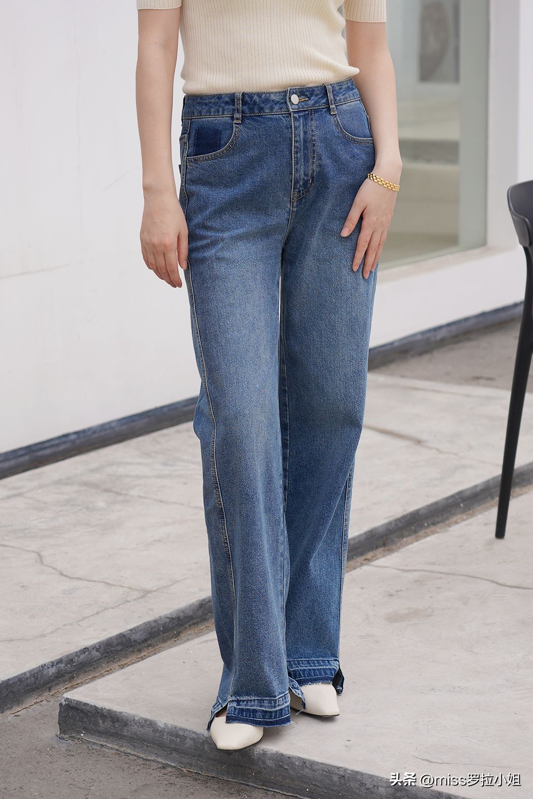 小个子雪纺v领上衣质感,女生穿搭ins高级质感上衣