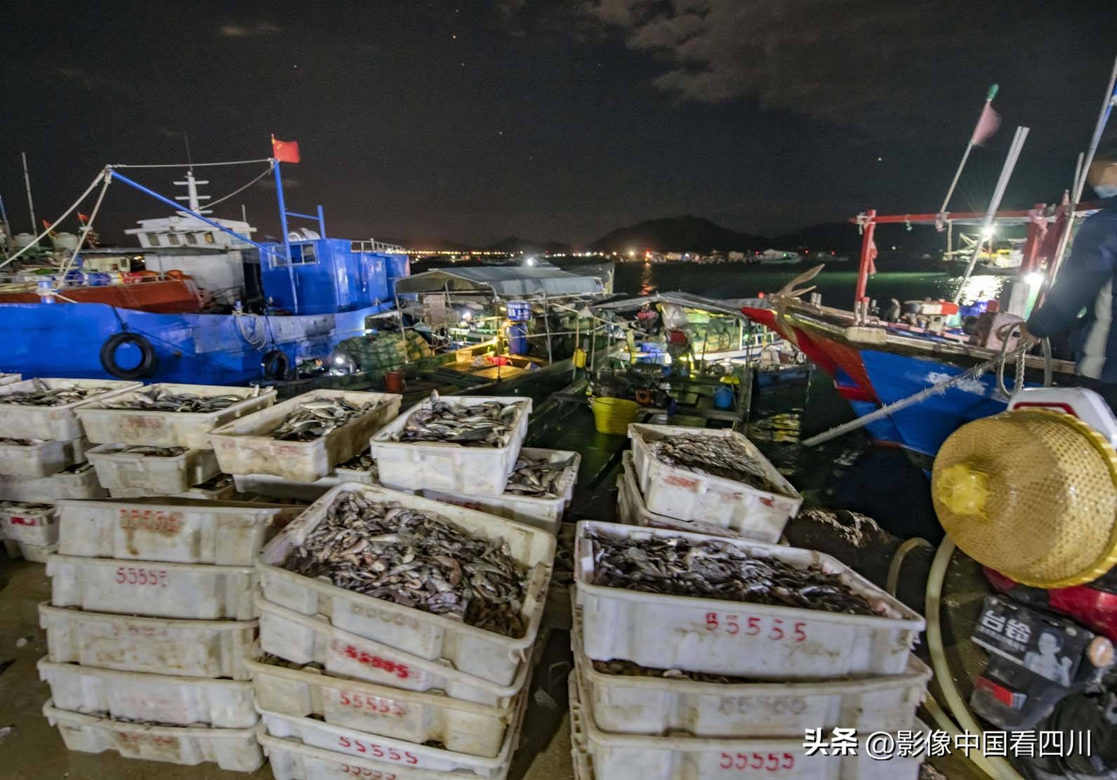 海南陵水新村疍家渔港,海南陵水水产市场