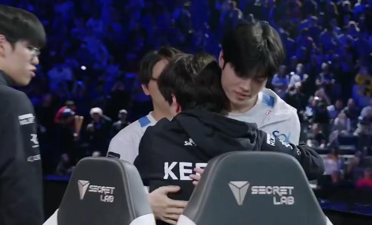 drx战胜t1夺冠faker,drx战胜t1deft哭了