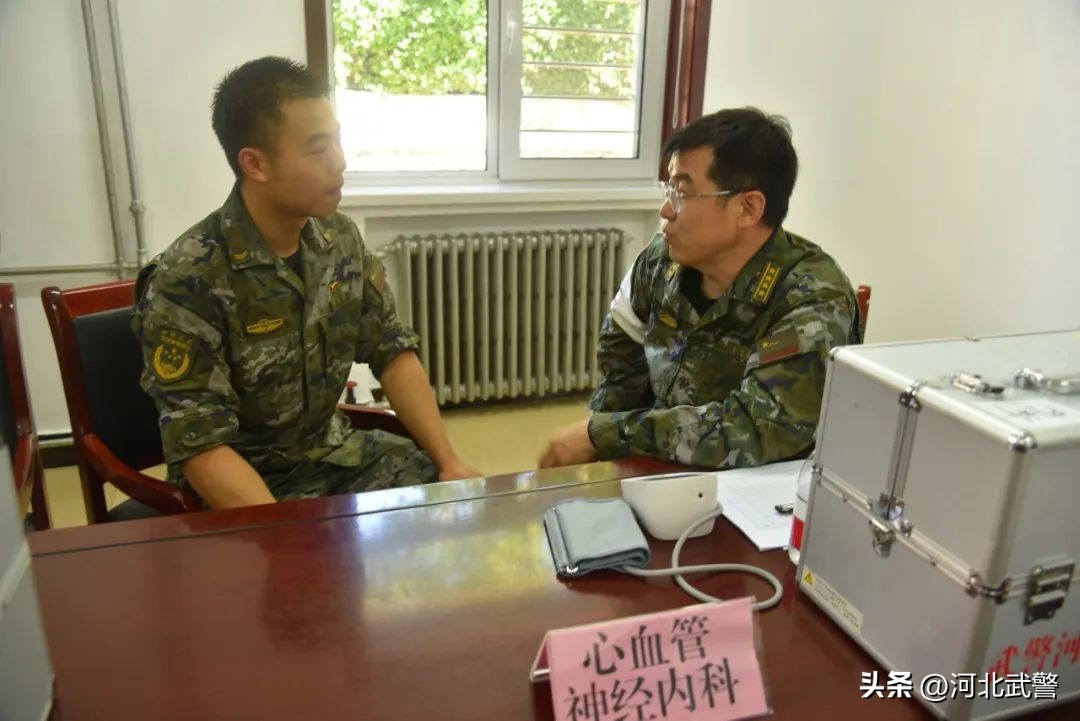 巡诊体检到一线，医疗服务暖兵心