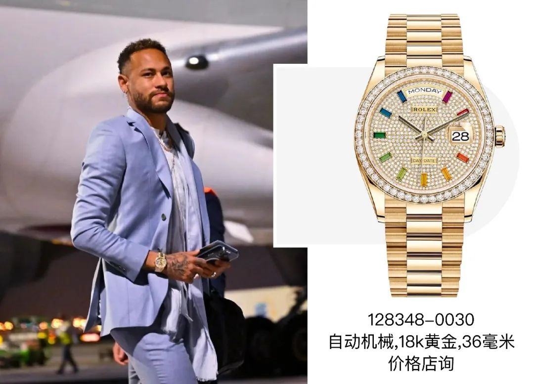 足球运动员戴什么表,足坛颜值top