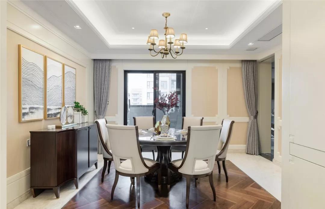 美式餐厅设计效果图小户型,美式简约风格餐厅设计效果图