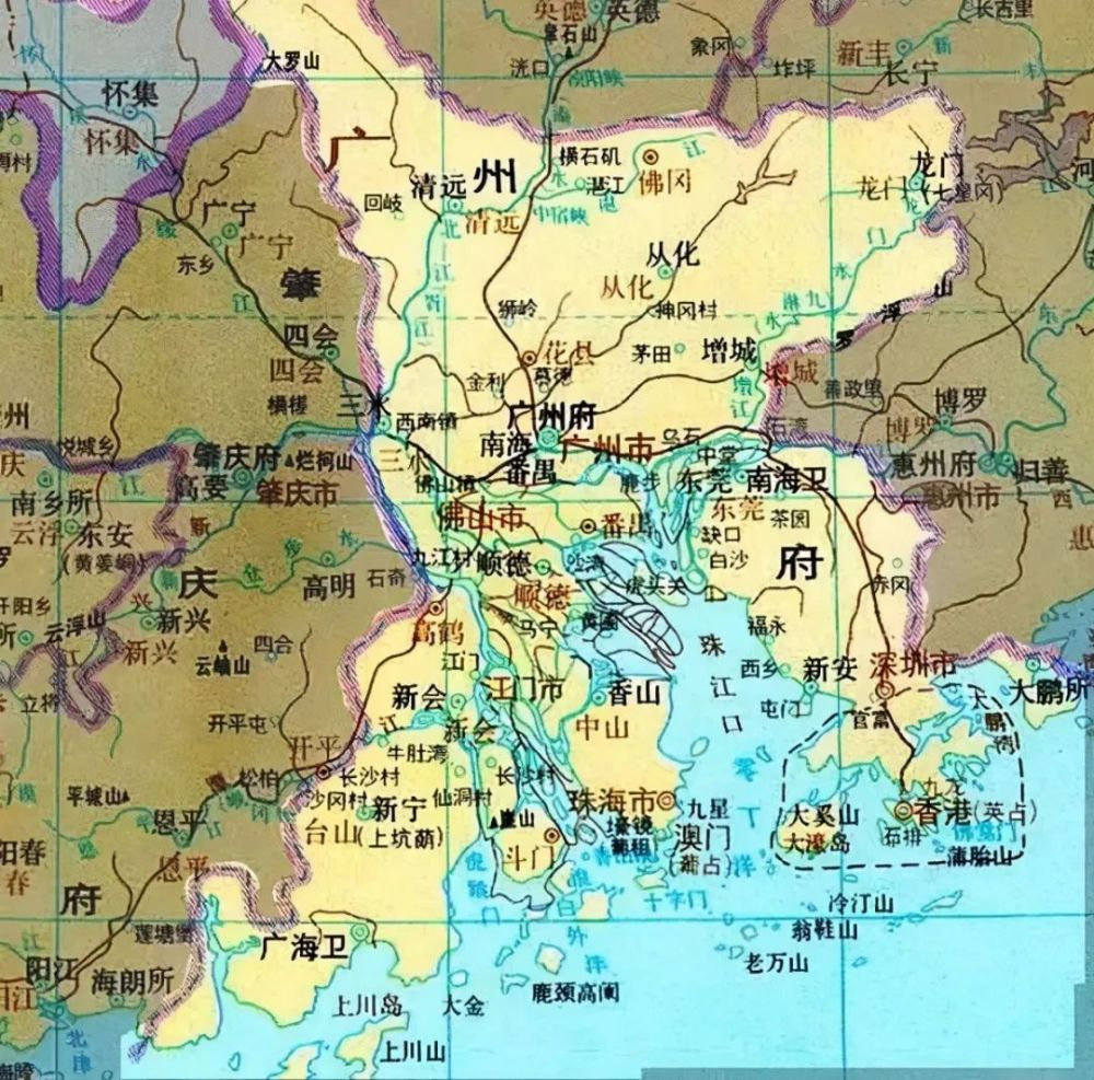 粤港澳大湾区未来10年经济,粤港澳大湾区黄金内湾地图