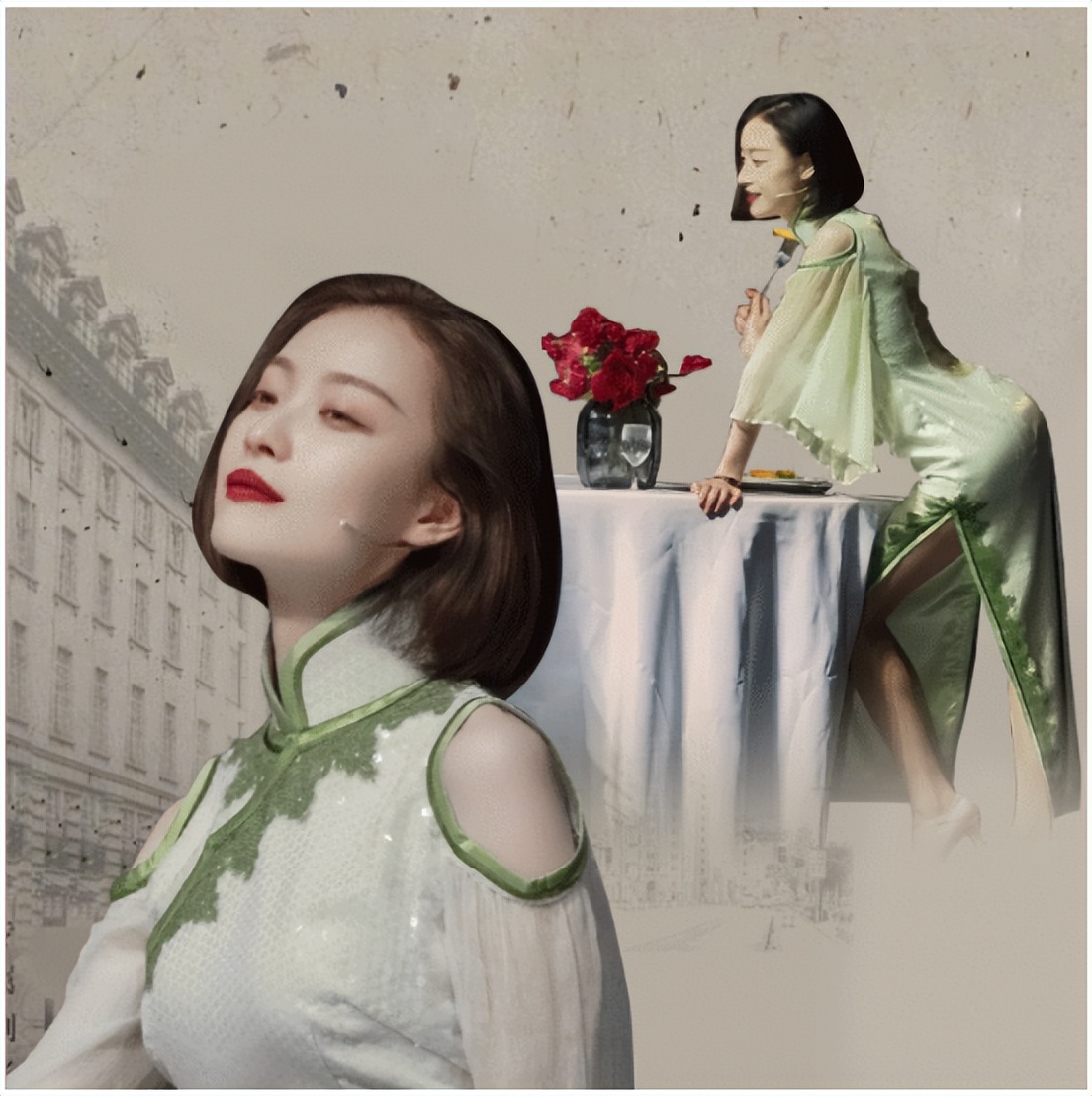 国潮旗袍和其它旗袍有什么不一样,中国式旗袍极具吸引力的东方美