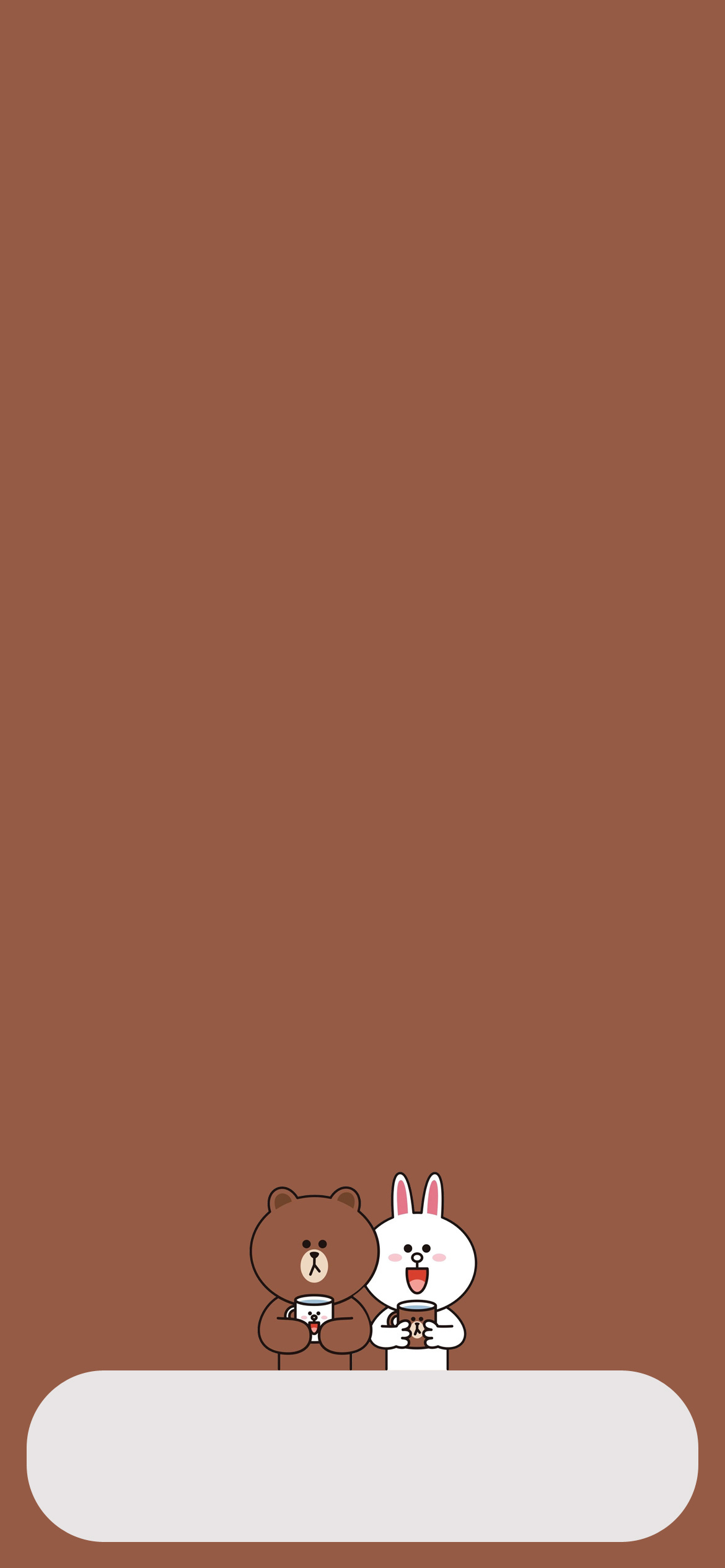 布朗熊和可妮兔壁纸,可妮兔布朗熊两个的手机壁纸