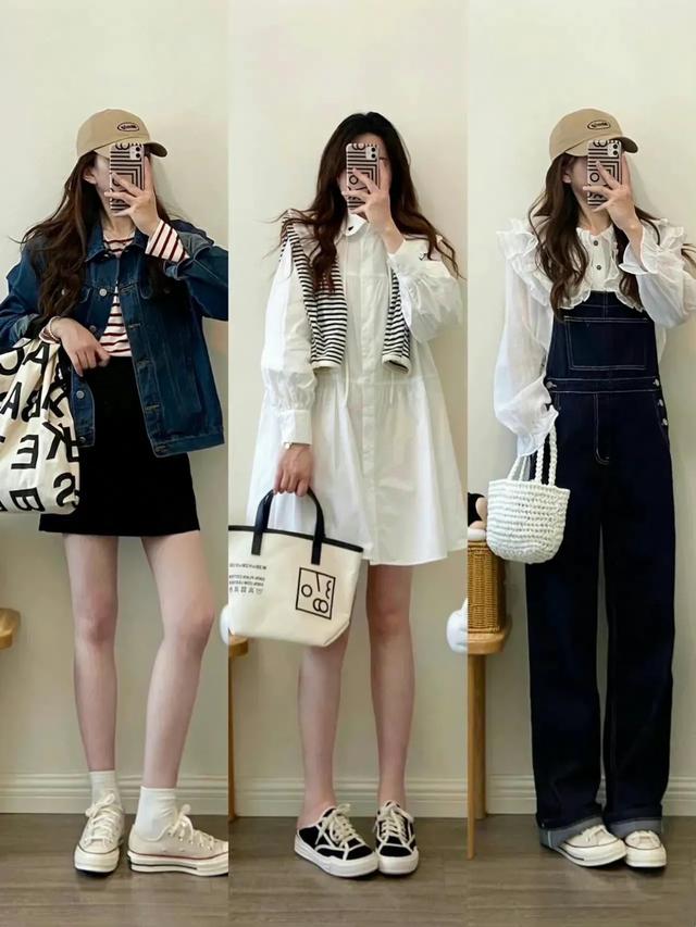 春天旅游穿搭色调,春夏季简单清爽出游穿搭参考