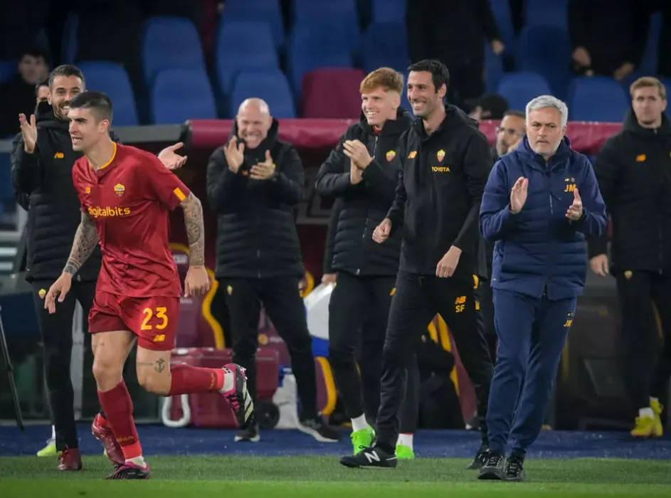 罗马1-6惨败穆帅赛后采访,罗马2:1击败穆帅