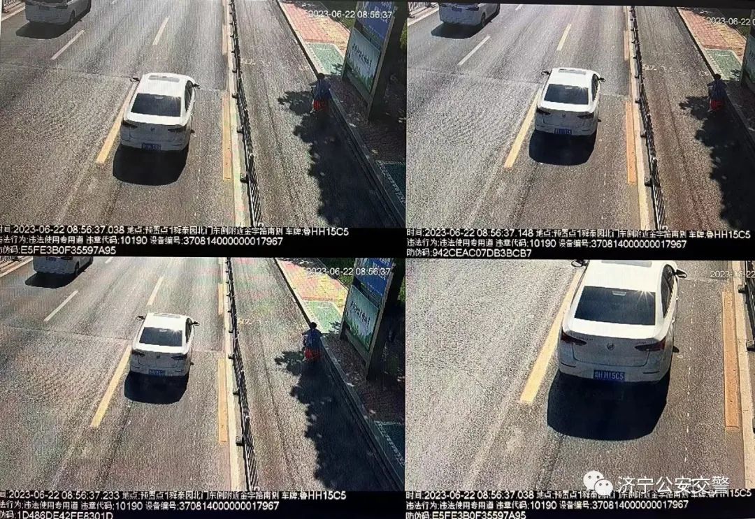 交警严查公交车道占道行为,明起占用公交专用道将被处罚