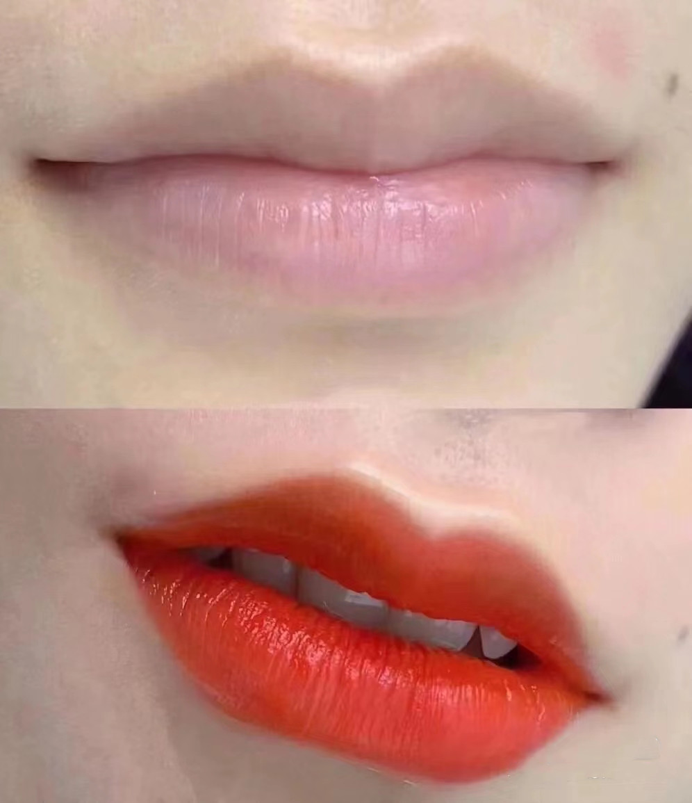 自己可以给自己做半永久纹唇吗,新手小白纹唇全过程