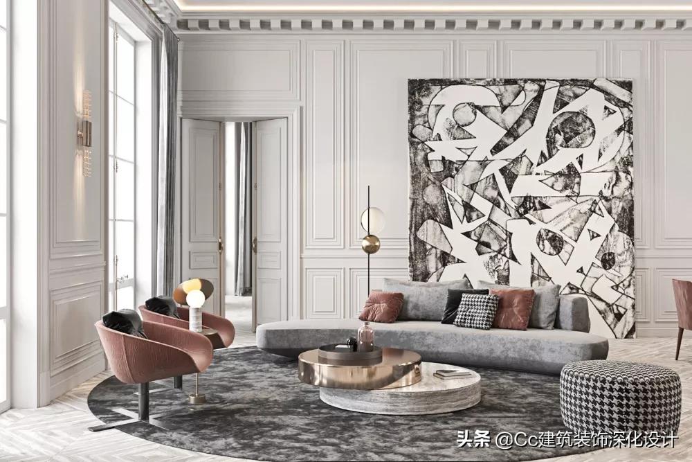 石膏线种类和效果图片大全,造型石膏线材质