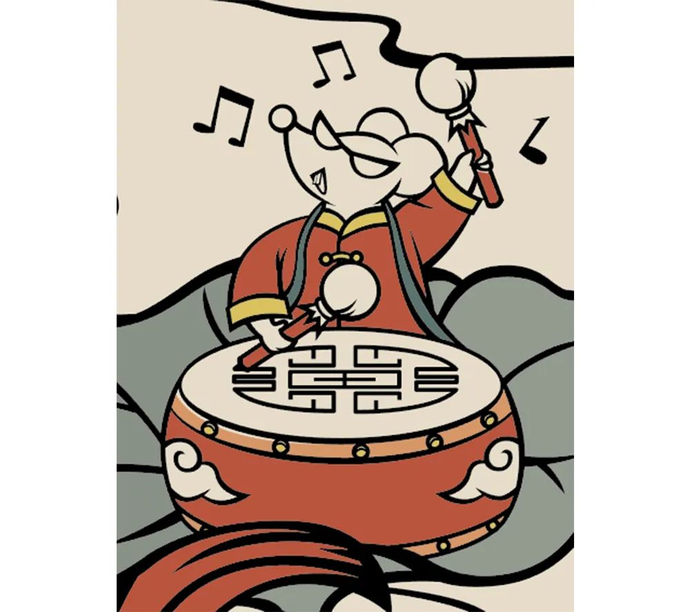 国潮风海报创意设计,国潮插画手绘初学者入门教程