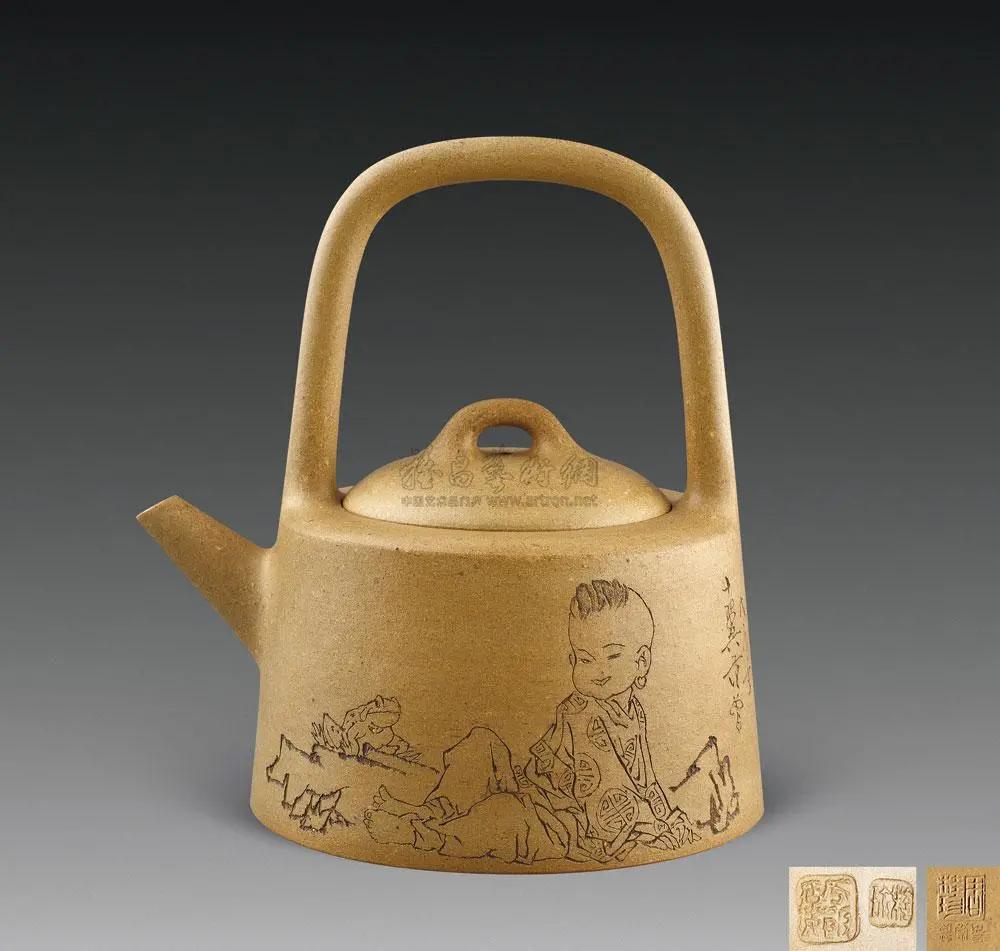 公认五大经典紫砂壶型,紫砂名家提梁壶图片