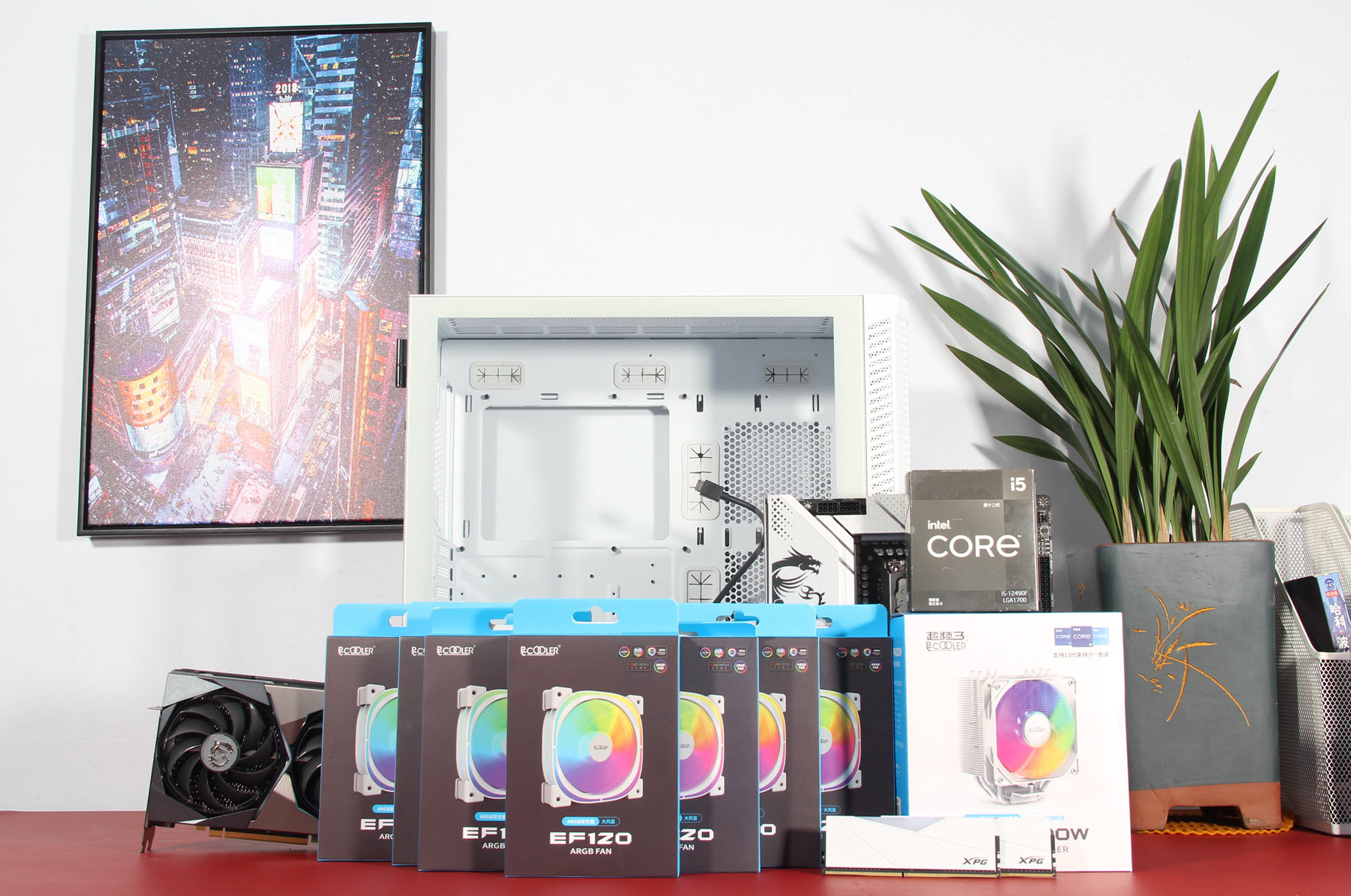 全风扇装机爱不爱？细数新机箱里的八把风扇