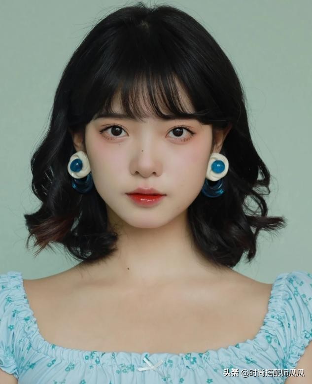 脸圆黑长直怎么烫发尾好看,慵懒烫发2022年最适合女神的烫发