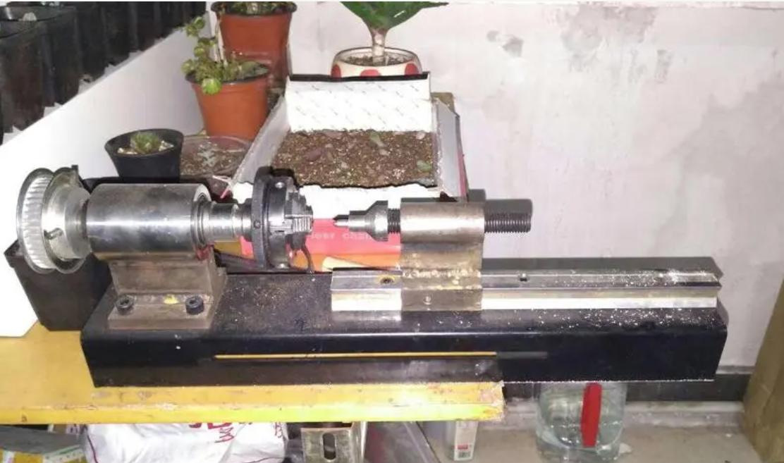 【左撇子手工】给*男猛**的礼物！车床自制精美的mini哑铃！