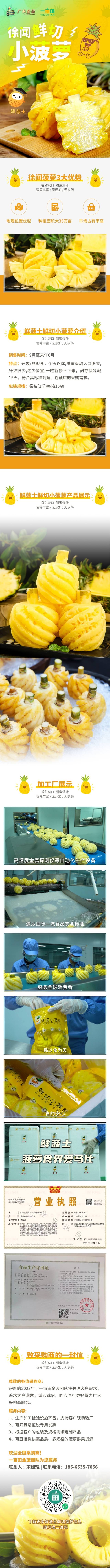 一亩田广东负责人刘志嘉：鲜切菠萝要成为每年春天的爆款