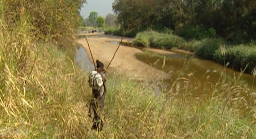 非洲部落狩猎巨蟒的真实场景，巨蟒头被锤烂都还死缠不放！纪录片