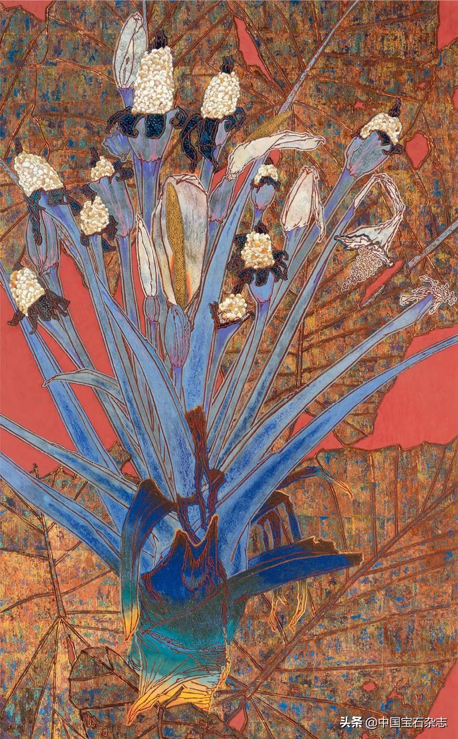 宝石微尘皆入笔湘女唐音写婵娟——观唐婵的工笔重彩绘画