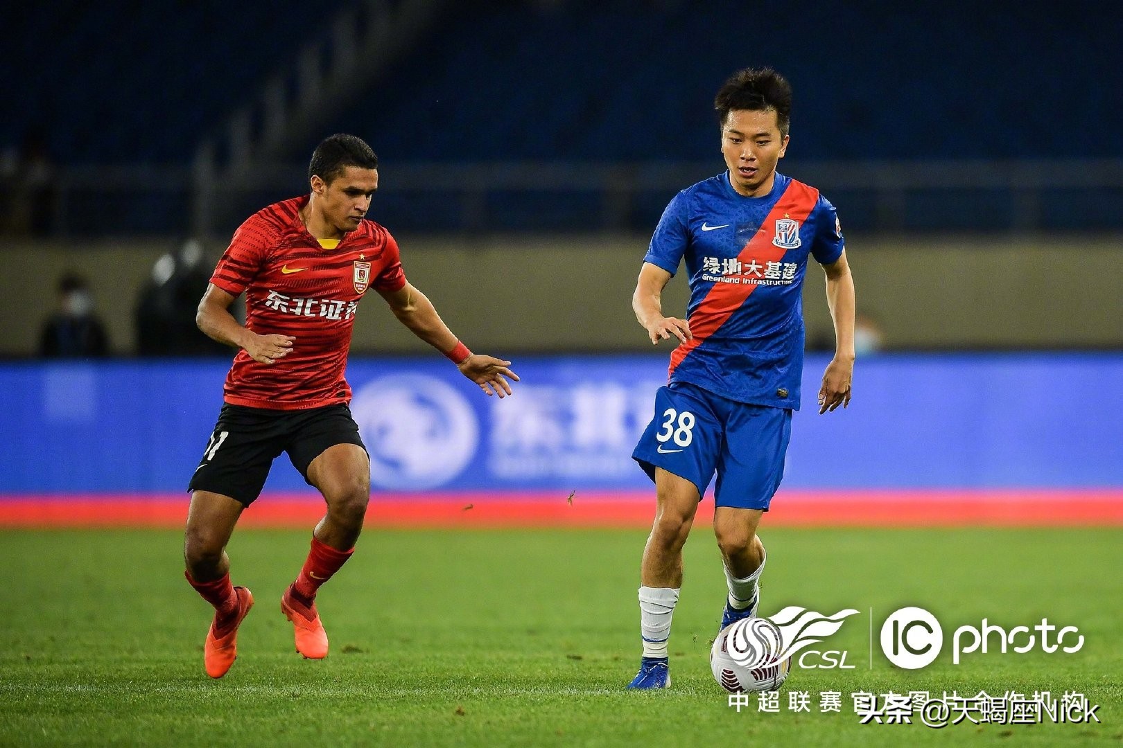 中超赛事报告长春亚泰vs上海申花,中超联赛2020第十轮申花vs鲁能