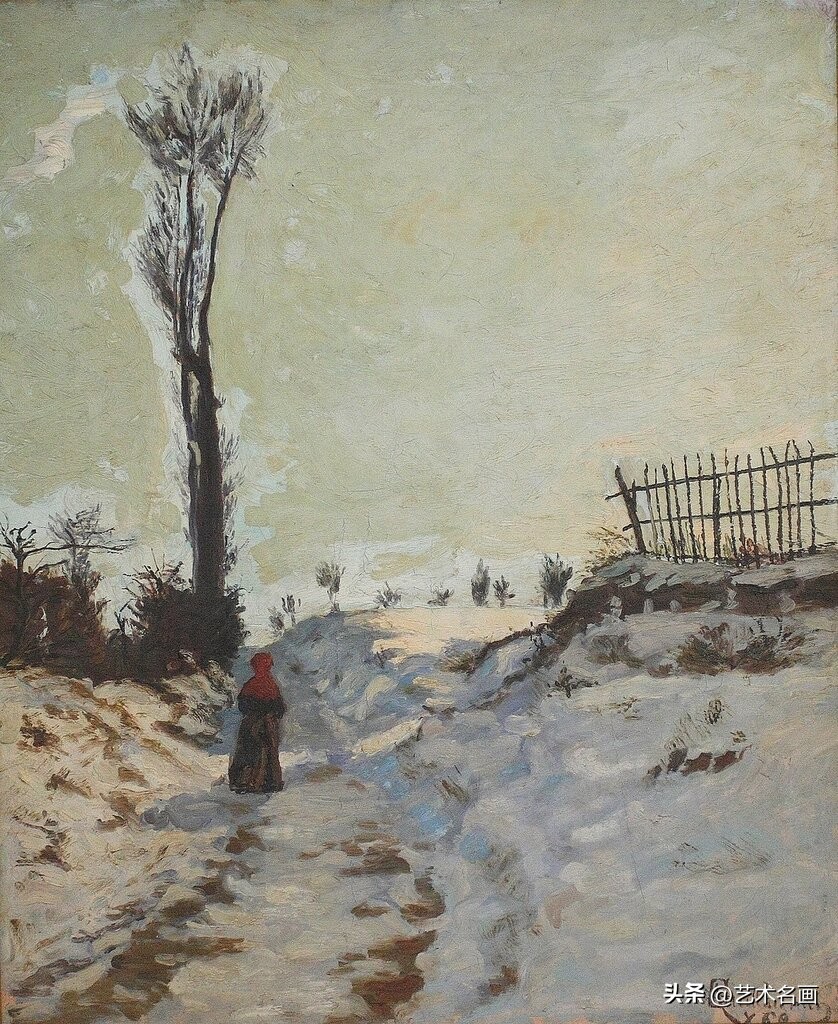 美国印象派大师春天的风景画,色彩丰富的印象派