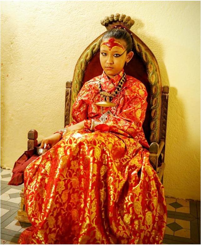 尼泊尔神秘活女神,活女神和尼泊尔国王
