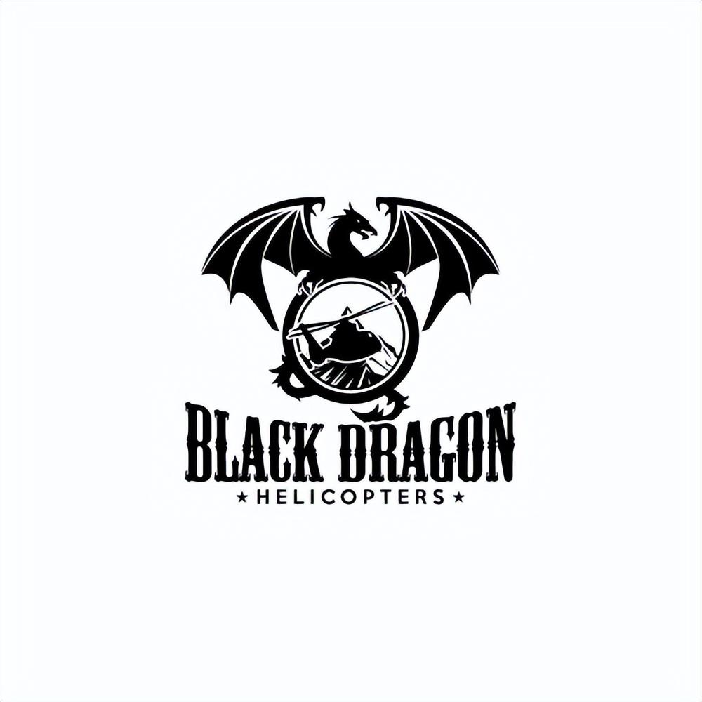 龙元素的logo设计,恐龙logo设计图