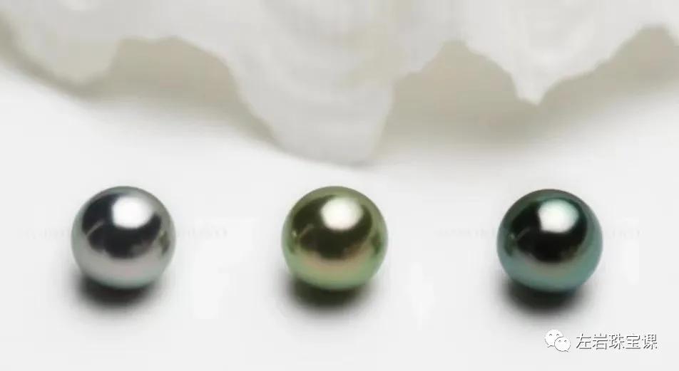 大溪地极强光珍珠鉴赏,优化过的大溪地黑珍珠