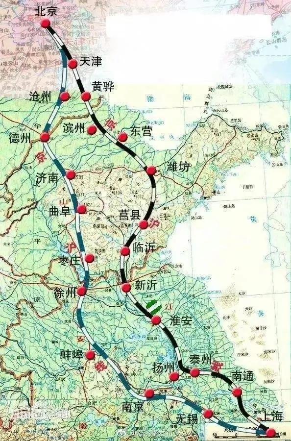 2020京沪二线山东最终确定路线,京沪二线山东详细站点
