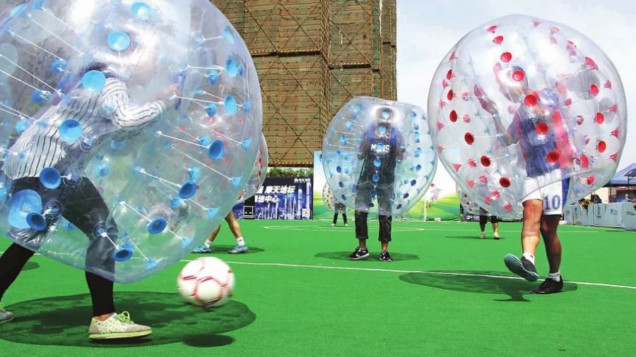 团建趣味飞机游戏怎么玩,趣游研学营