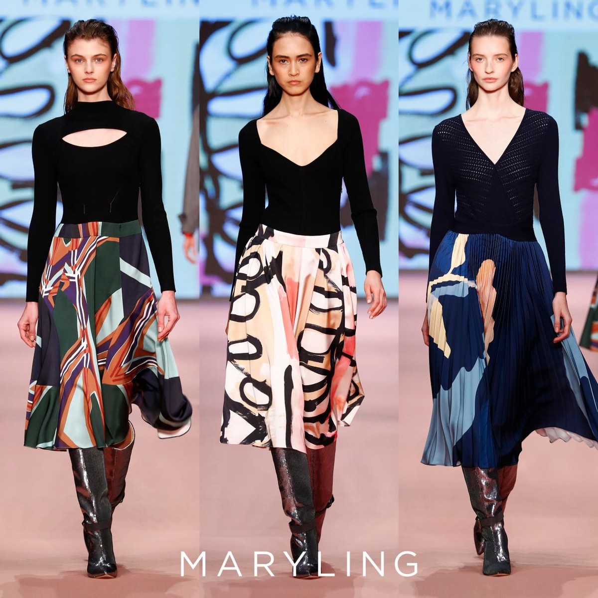 maryling气质款连衣裙推荐,maryling19秋冬时装周