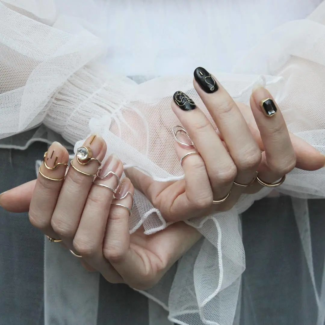 关于blackpink美甲,blackpink日常美甲