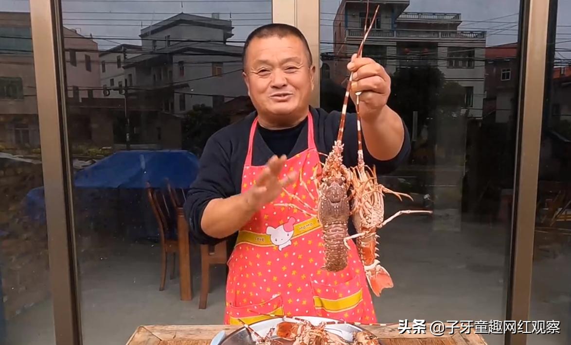 阿胖山做海鲜大咖,阿胖山做美食