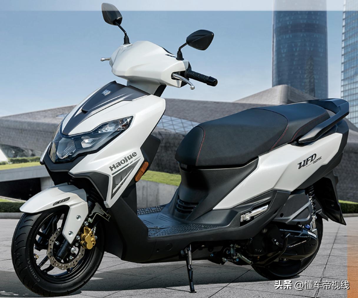 豪爵uhd125怎么样,豪爵ufd125外观