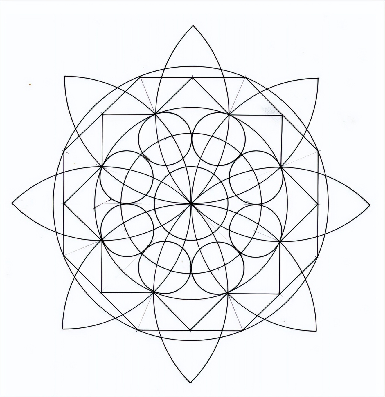 几何之花2：圆的内部分裂