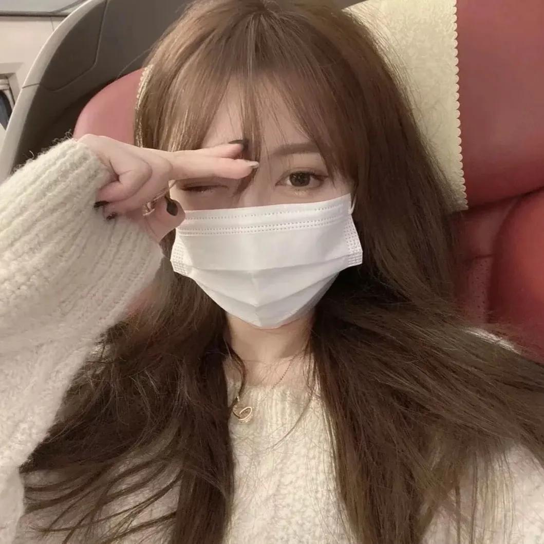 口罩女头小众好看,很火口罩女头