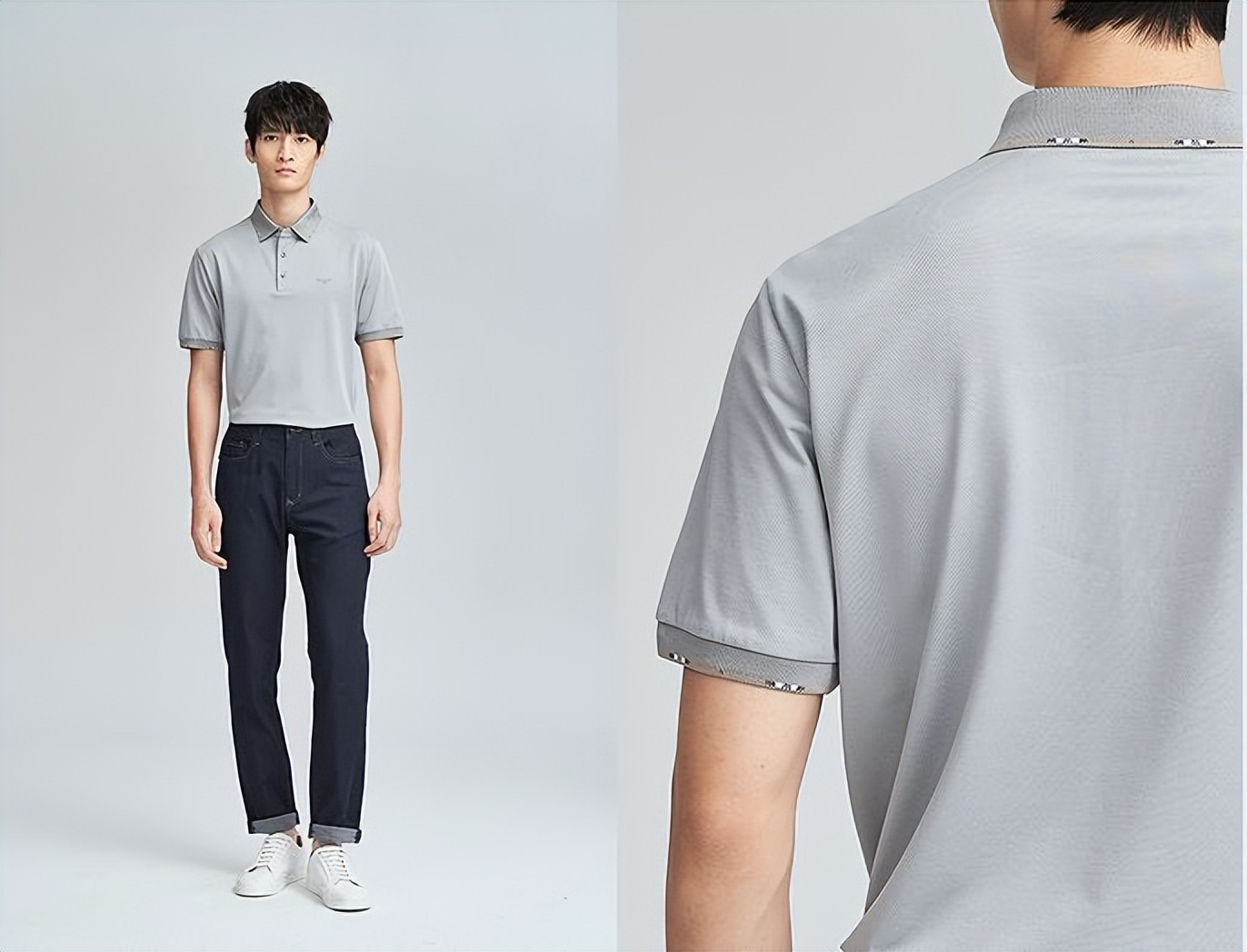 男士polo衫最好选什么颜色,男士polo衫凉爽透气七匹狼