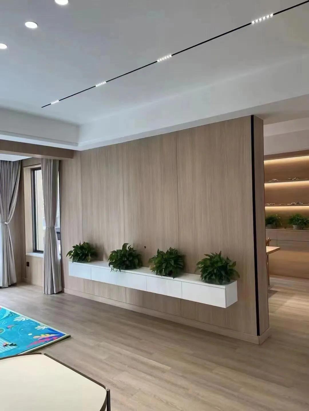 30平米木饰面门店装修效果图,2021木饰面板装修效果图