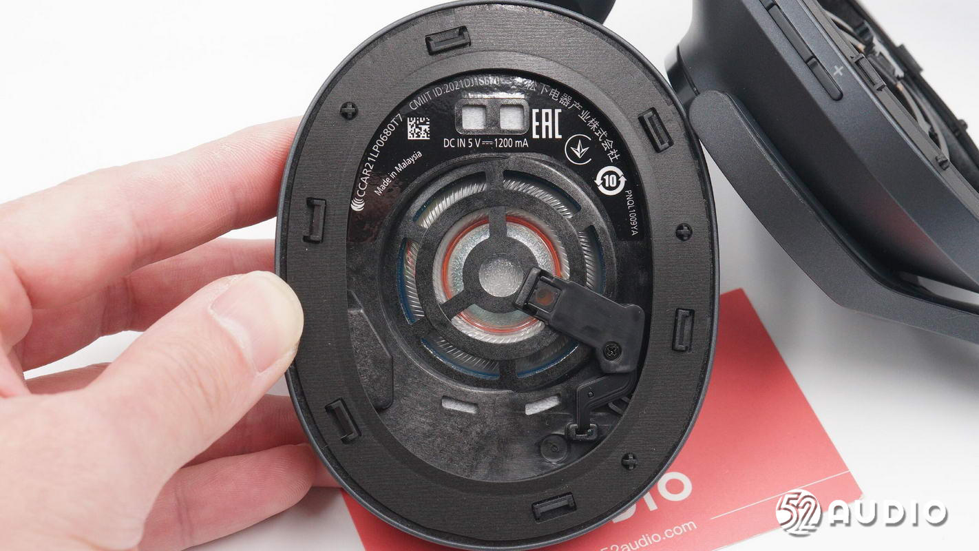 松下1200耳机拆解图,松下btd10头戴蓝牙耳机拆解