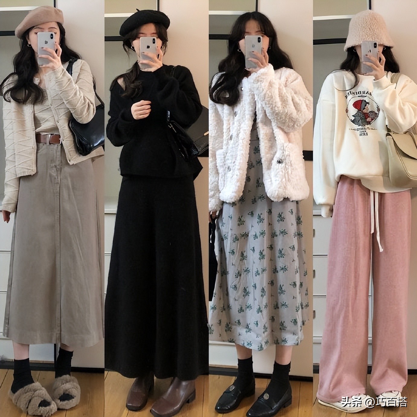 冬天就是要穿暖暖的衣服,冬天就应该穿暖和的衣服