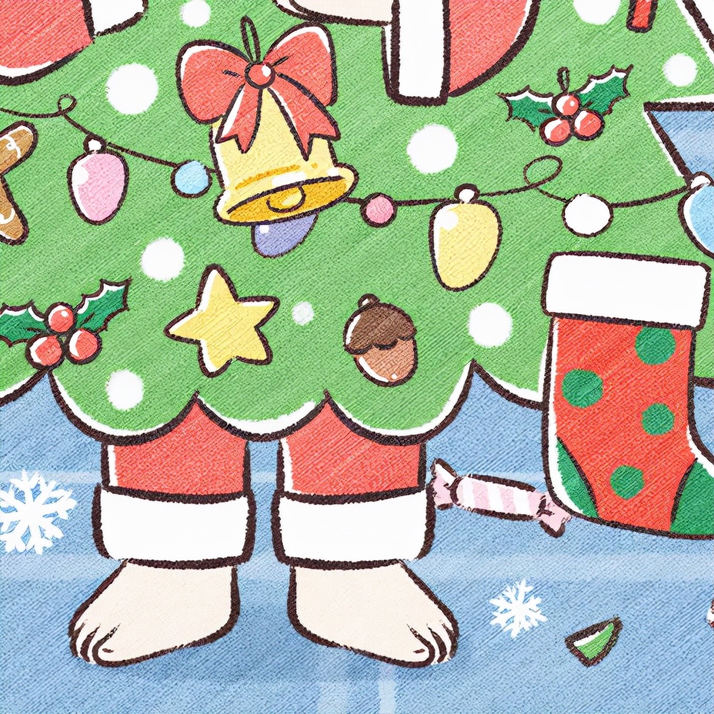 圣诞九宫格创意配图,适合发朋友圈的圣诞九宫格图片