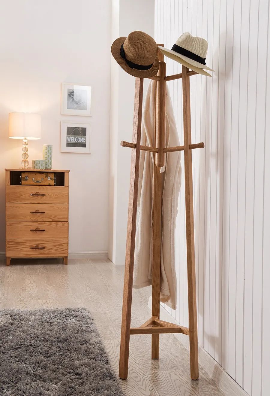 卧室放个衣帽架好看,衣帽间置物架摆放效果图大全