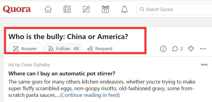 美国知乎：谁才是恶霸？中国还是美国？韩裔美国人醒悟向中国道歉