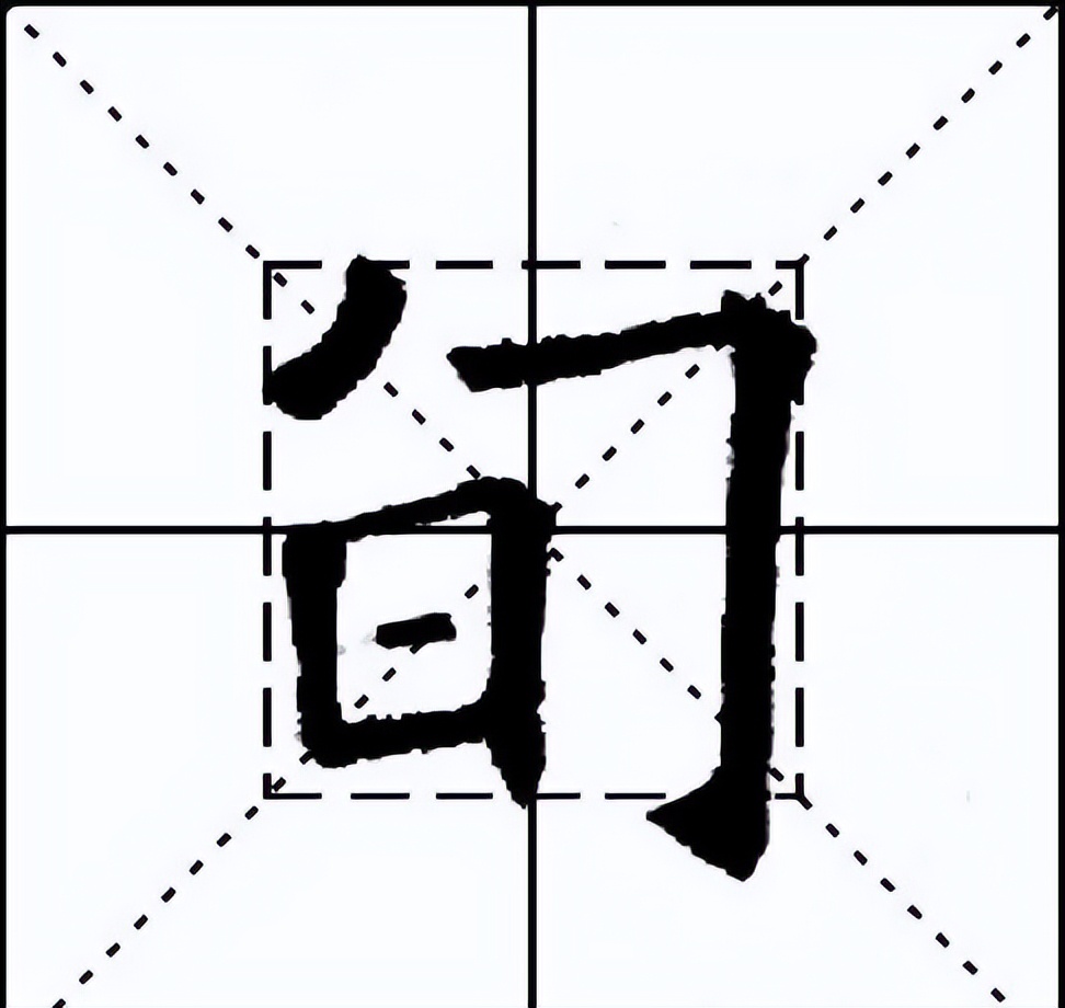 欧阳询九成宫结体三十六法下,欧阳询九成宫临摹法精解