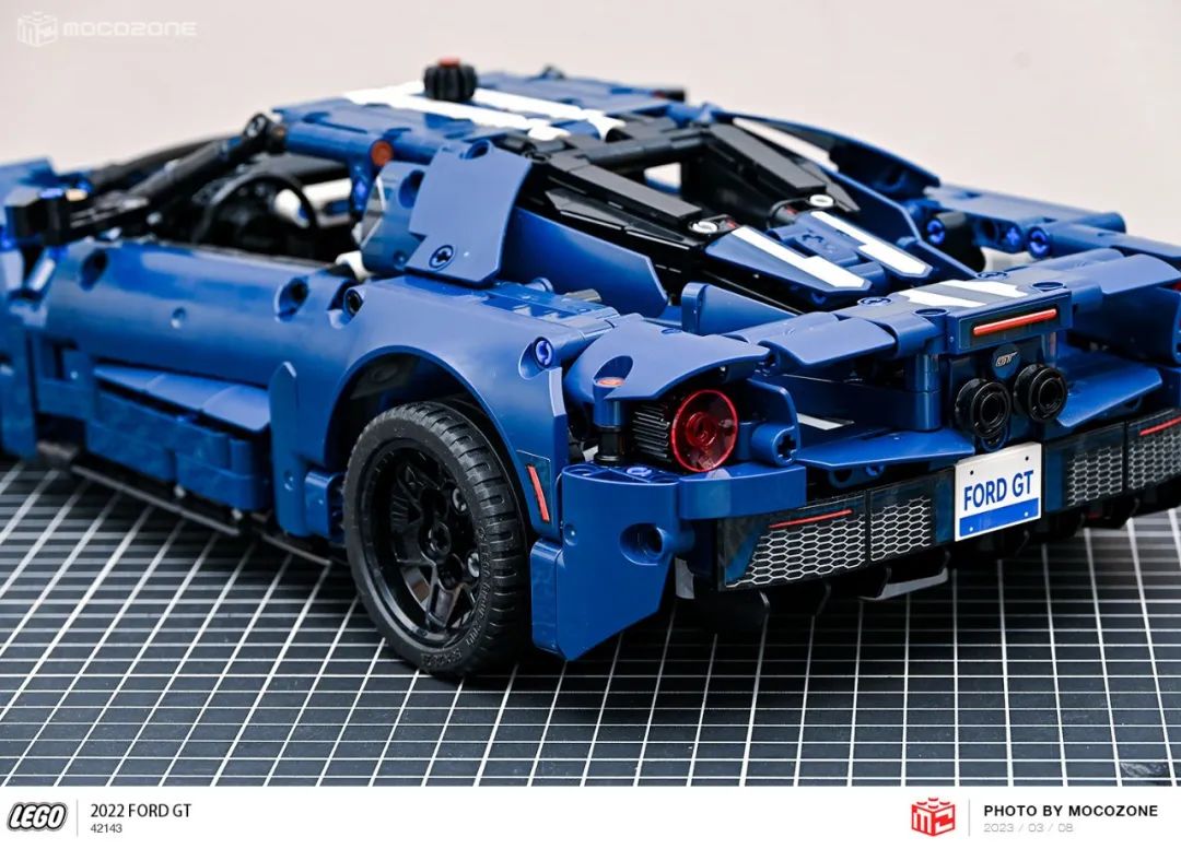 乐高积木福特gt跑车,福特gt2022