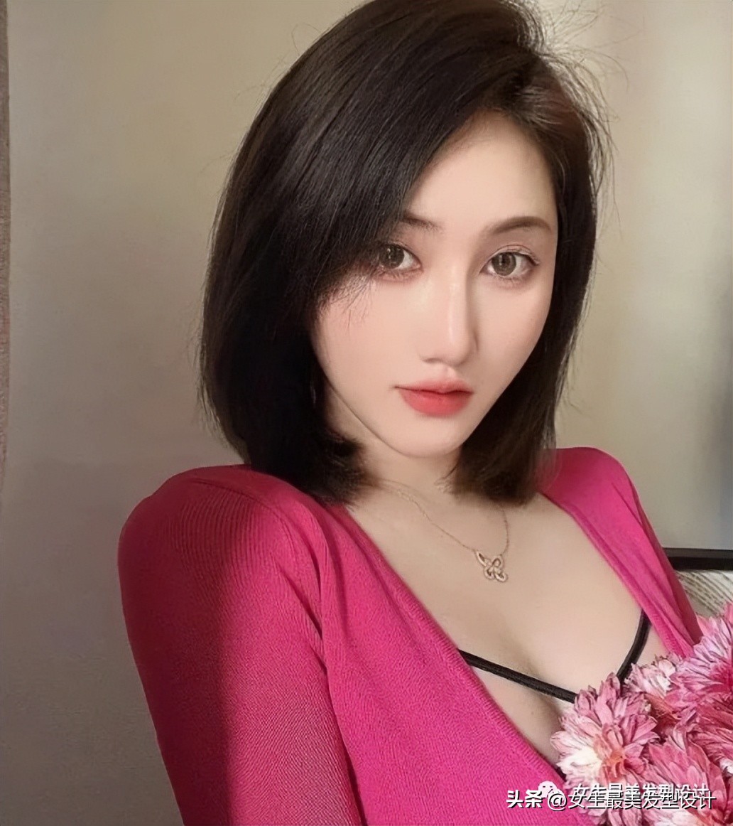 高冷齐肩发又酷又飒图片,超a超飒的女生齐肩短发