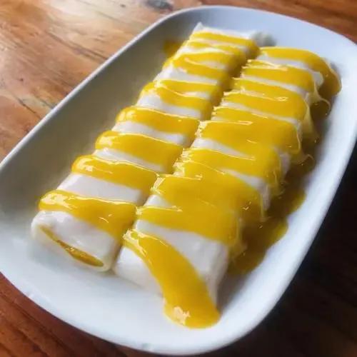 芬芳甜品芒果肠粉,颜值超高甜品